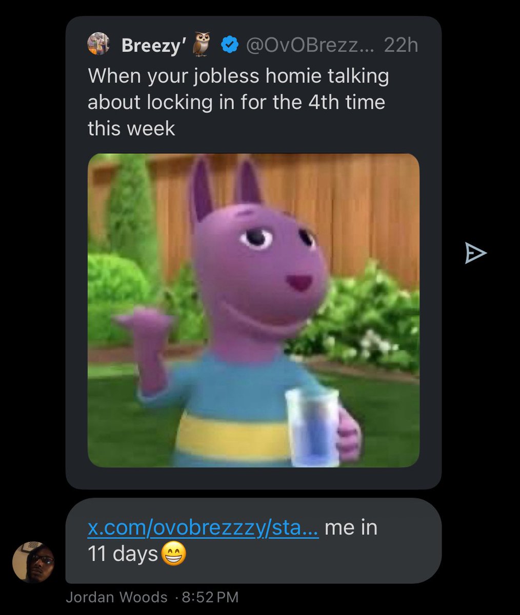 munyuuns's tweet image. he excited for unemployment 😭😭😭