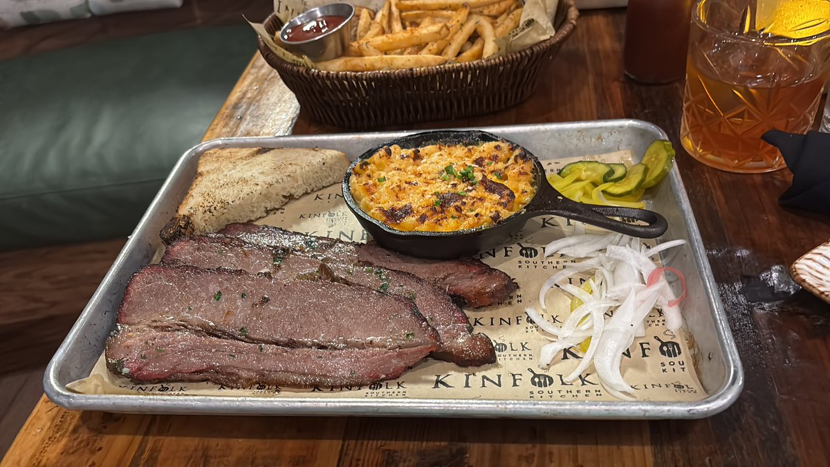 Last night in DC before we head home, so we decided on a late dinner at Kinfolk down on The Wharf…