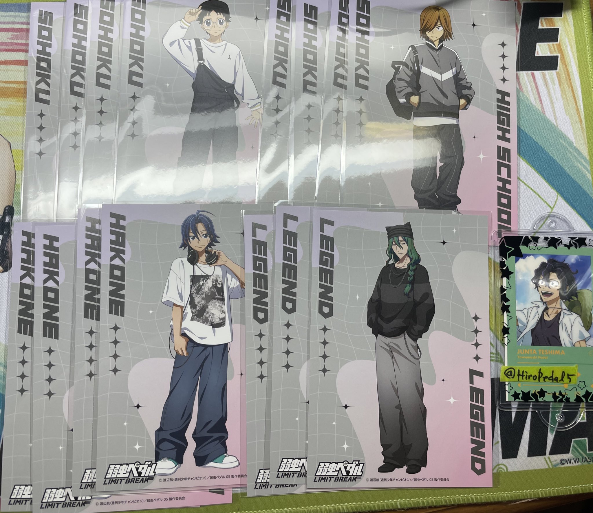 弱虫ペダル 秋田書店 週刊少年チャンピオン 当選 ポストカード 箱学 手嶋真波 2221774876.jpg?1711876641