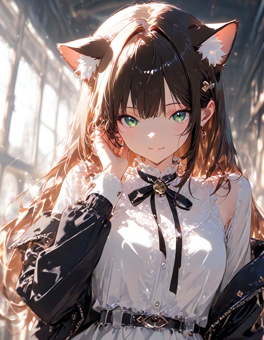 KiitchiAI's tweet image. #CatGirl #デジタルアート #猫娘