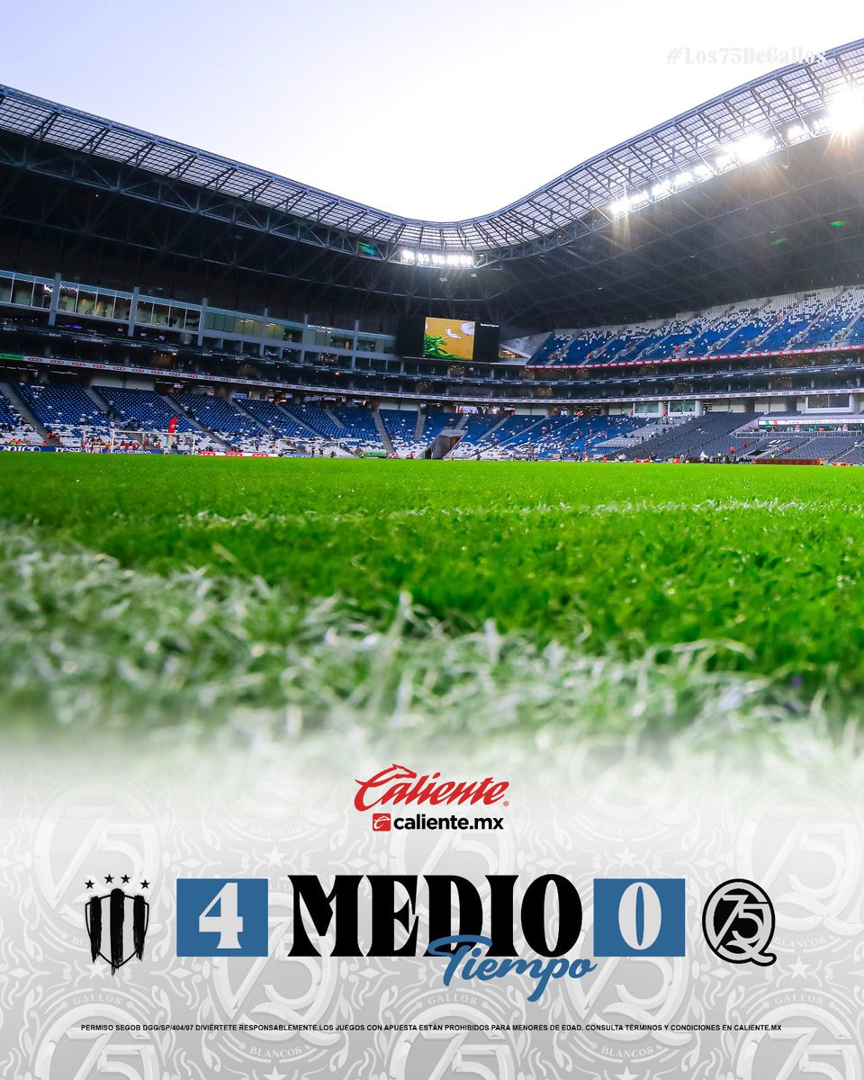 Querétaro Femenil 🐓 (@gallosfemenil) on Twitter photo Medio tiempo en Monterrey.
Regístrate en <a href="/calientesports/">Caliente Sports</a> y recibe $1000. 📲 bit.ly/2BnPYFD
#Los75DeGallos Medio tiempo en Monterrey.
Regístrate en <a href="/calientesports/">Caliente Sports</a> y recibe $1000. 📲 bit.ly/2BnPYFD
#Los75DeGallos