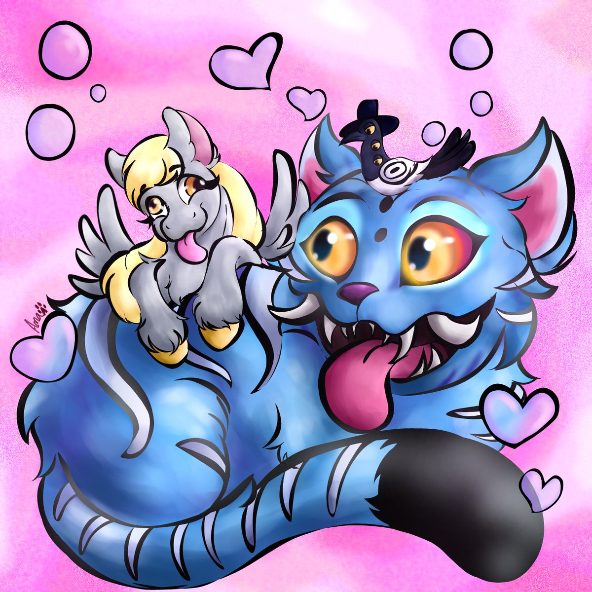 dulcealgod62174's tweet photo. Derpy , derpy y sussie 🐾✨
#furry #derpytiger #derpymlp https://t.co/z4v9v6gMkf