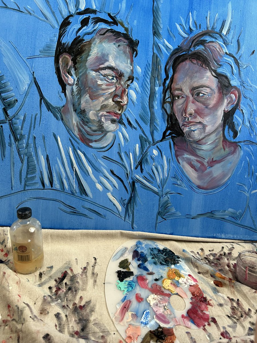 katbuglione's tweet image. wip 🎨 how do you think they feel about each other?