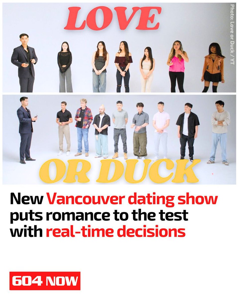 Would you be on this Vancouver dating show? 👀💕 

Based on the popular series, 'Pop The Balloon or Find Love, host Jimmy Woods has conjured up: Love or Duck. At anytime you don't want to match with someone, you throw the duck. So far, 4 episodes have been released on YouTube.