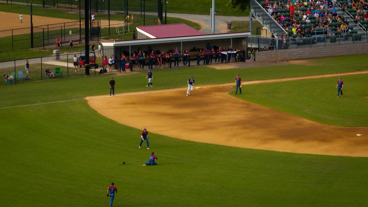 MyDronePro's tweet image. Here are a few photos from the start of Playoff Game 2 tonight at First Responder Field in Olney, Maryland. @CropdustersBB @CalRipkenLeague @bscott2345