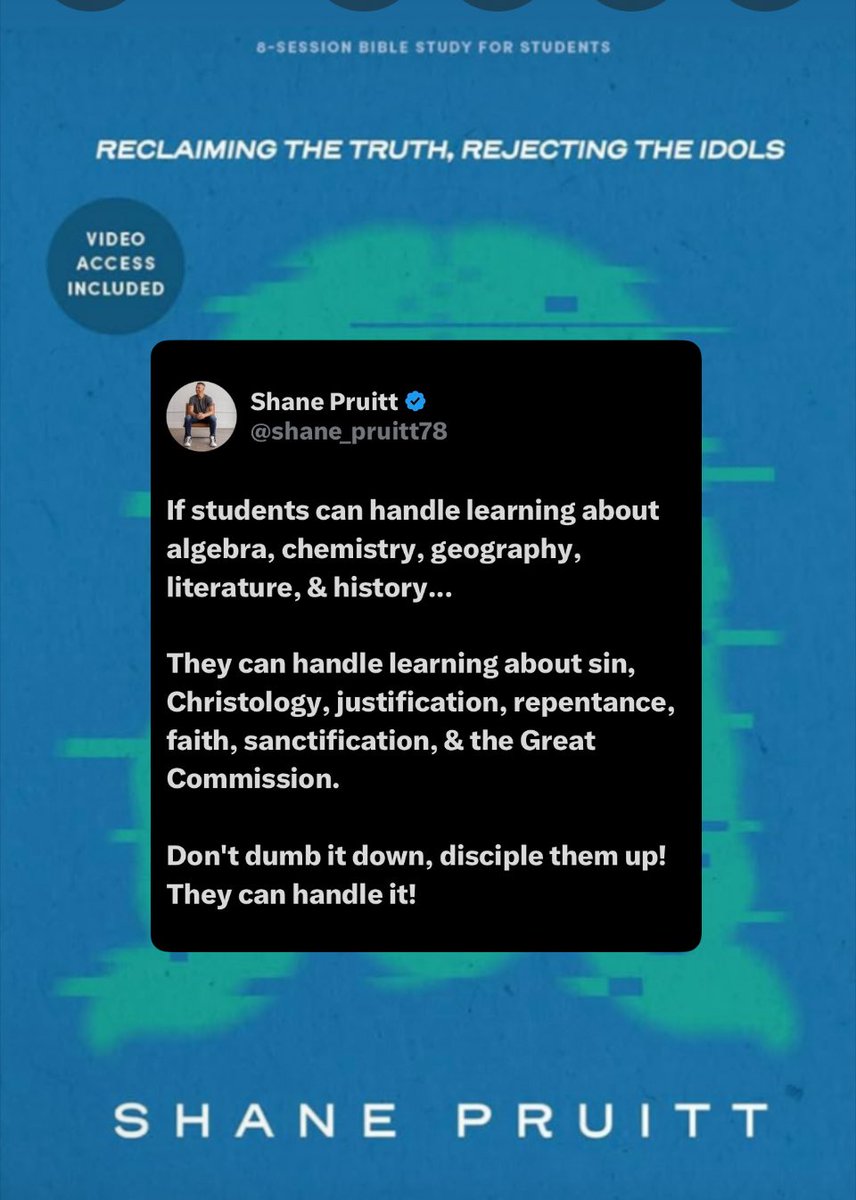 shane_pruitt78's tweet image. Not My Jesus Bible Study (student version) launches August 1st.

Pre-order now at Lifeway or Amazon.