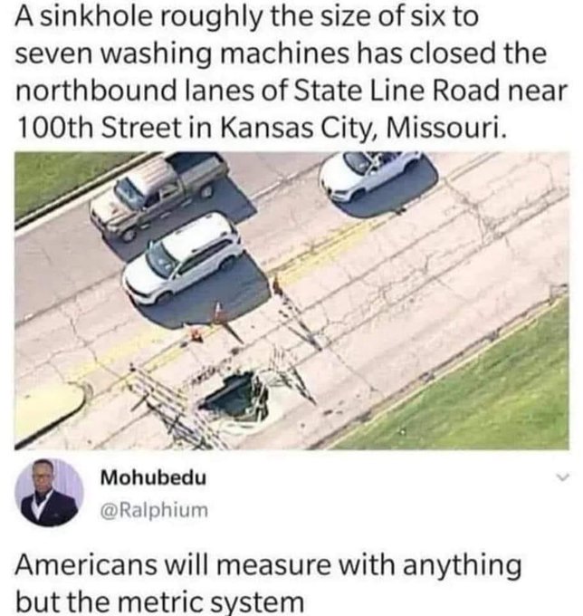 END2008's tweet image. Avoiding the metric system...🤨