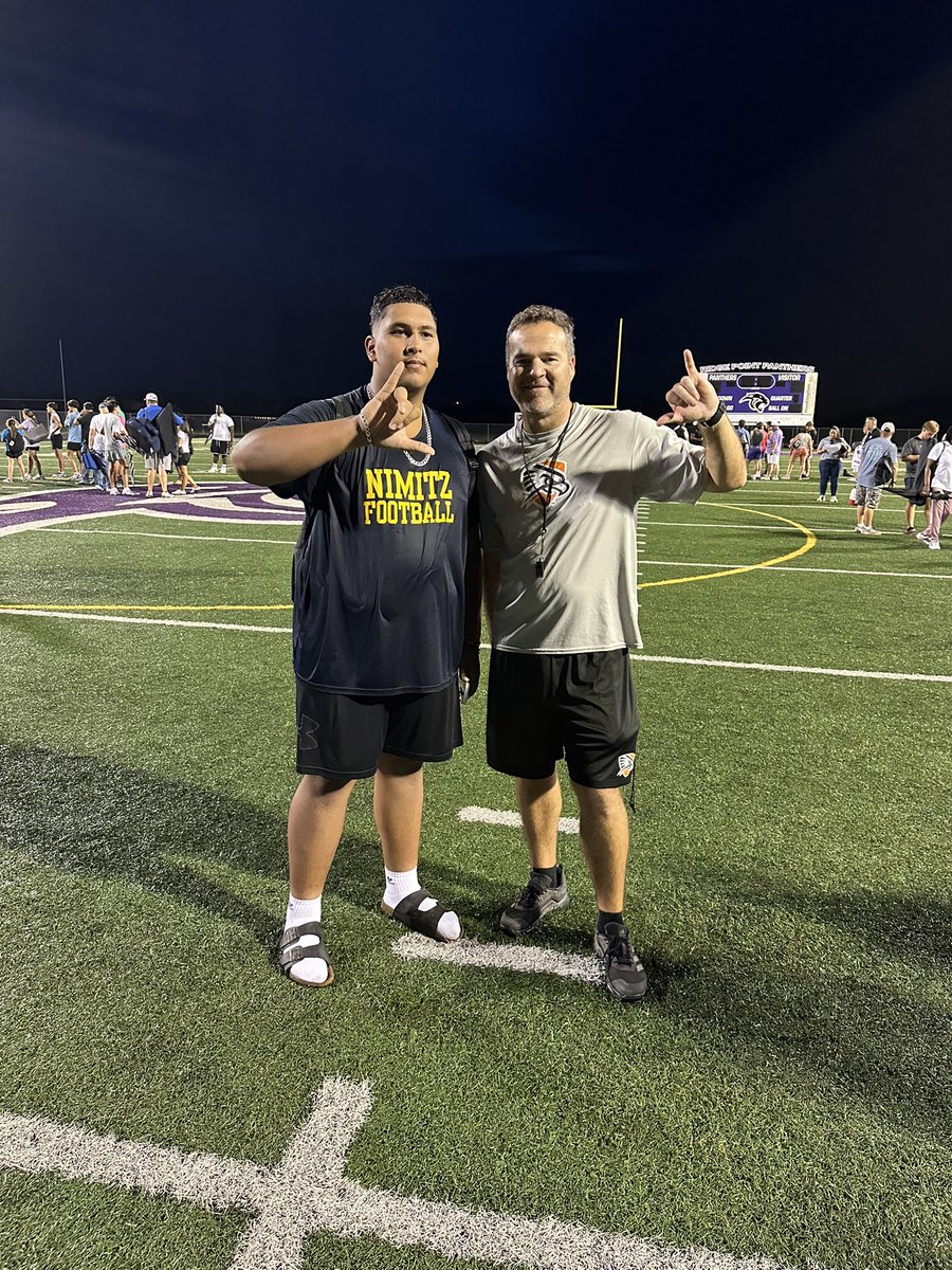 Banda_htx's tweet image. Had a great time at @UTPBFootball camp! Thank you @RyverRodriguez for the invite. @NimitzCoogsFB @coachdavisoline @Coach_Harmon #ALLIN