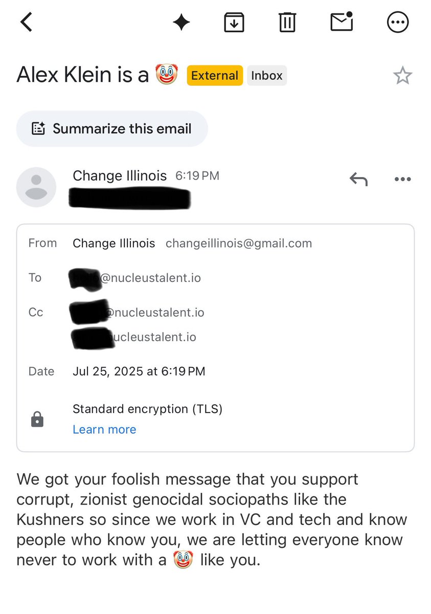 alexklein0x's tweet image. today, someone i’ve never met tried to cancel me over an opinion.
because i said i admire josh and jared kushner, they spammed my site 100x+, attacked my team on all channels, and tried to torch my reputation on this platform. with more to come im sure.
it’s pathetic. and it’s…
