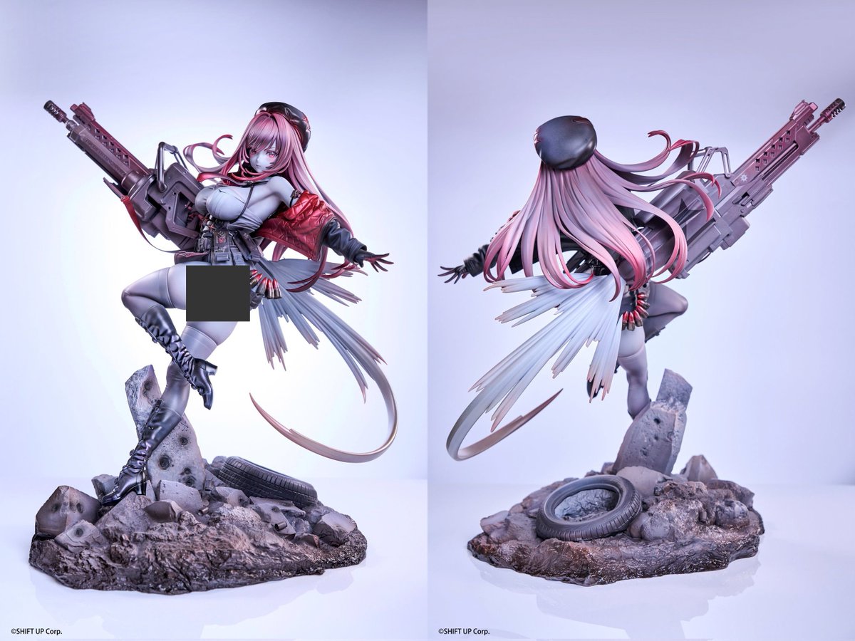 NIKKE ラピ 1/4 フィギュア 原型公開✨ Hobby Sakura、『勝利の女神：NIKKE』の『ラピ：レッド