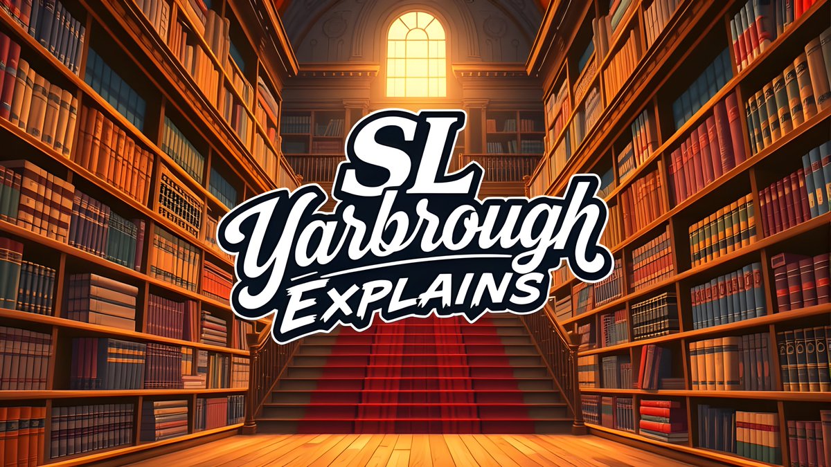 Stay Tuned for the launch date for SL Yarbrough Explains YouTube channel!