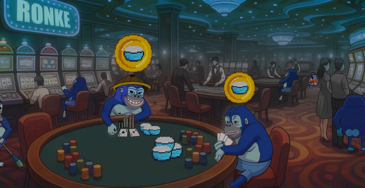 Sushinobi_nft's tweet image. You can now use $Rice on the @RonkeOnRon Casino! 🎰🍚

To celebrate I’m adding 10,000 $Rice for the next Ronke Casino leaderboard raffle! (2,500 per winner)

🔗: games.ronkeverse.com

Gamba responsibly!