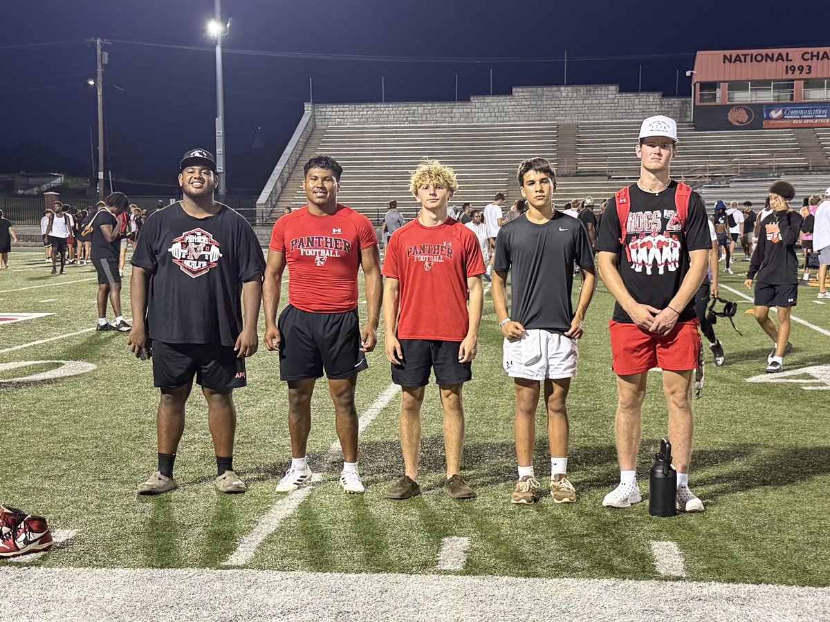 Proud of our guys going and competing at the <a href="/ECUTigersFB/">ECU Tigers Football</a> Camp! #APEX