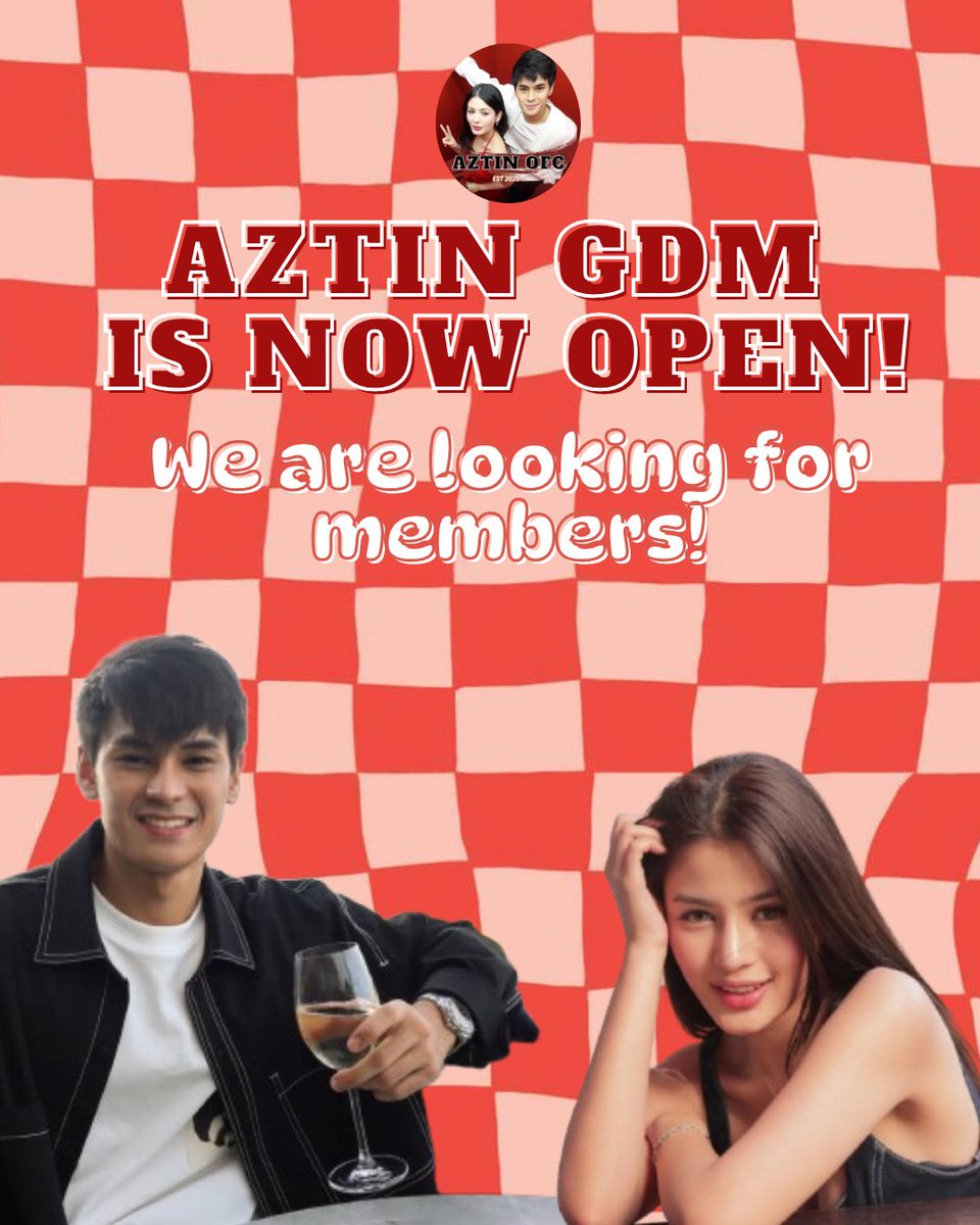 team_aztinofc's tweet image. Weβre excited to announce that GDM is officially open for new members! π
If youβre passionate, supportive, and ready to grow with us, this is your sign to join!
πrepost
πdm or reply here your username!
#GDM #NowOpen #JoinUs #AZMartinez #DustinYu #AzTin #Aztin #HappyShipping