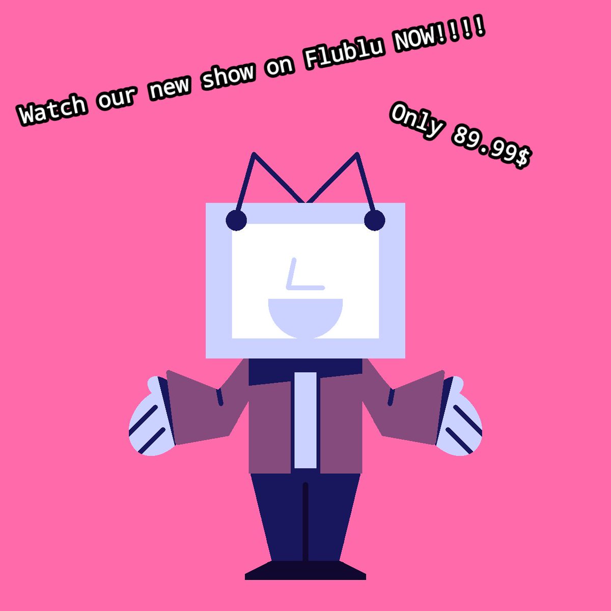Zombi__64's tweet image. My take on a modern Tenna
he's still a crt, but he was only used for a roku since the family couldn't afford a flatscreen tv, but modern tech means modern business views