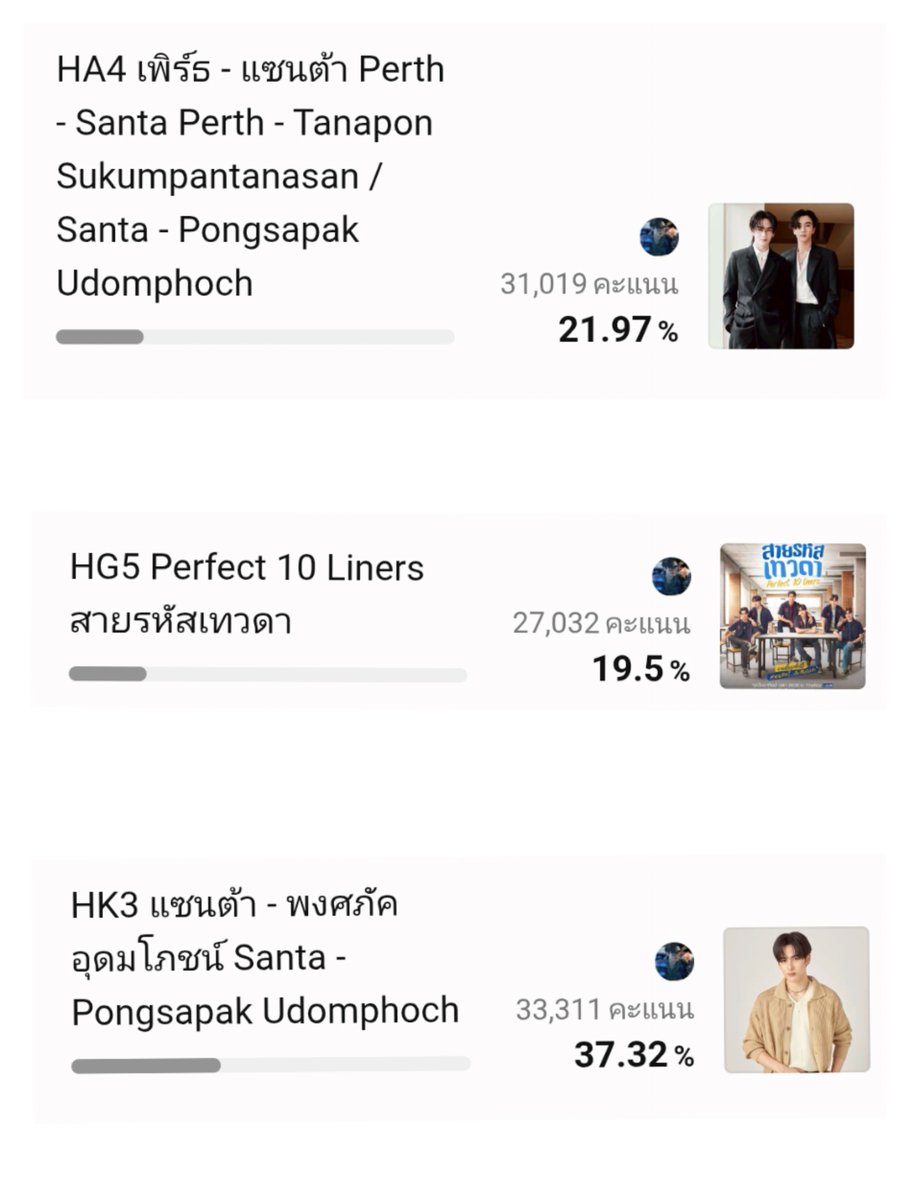 Don't Stop Voting 🚨🚨🚨
(15 days left)

Here's the link for each category 

1. Best couple award - HA4
🔗  liff.line.me/1454988218-Njb…

2. Hottest series award - HG5 
🔗 liff.line.me/1454988218-Njb…

3. Shining male award - HK3
🔗 liff.line.me/1454988218-Njb…

 #PerthSanta #เพิร์ธแซนต้า