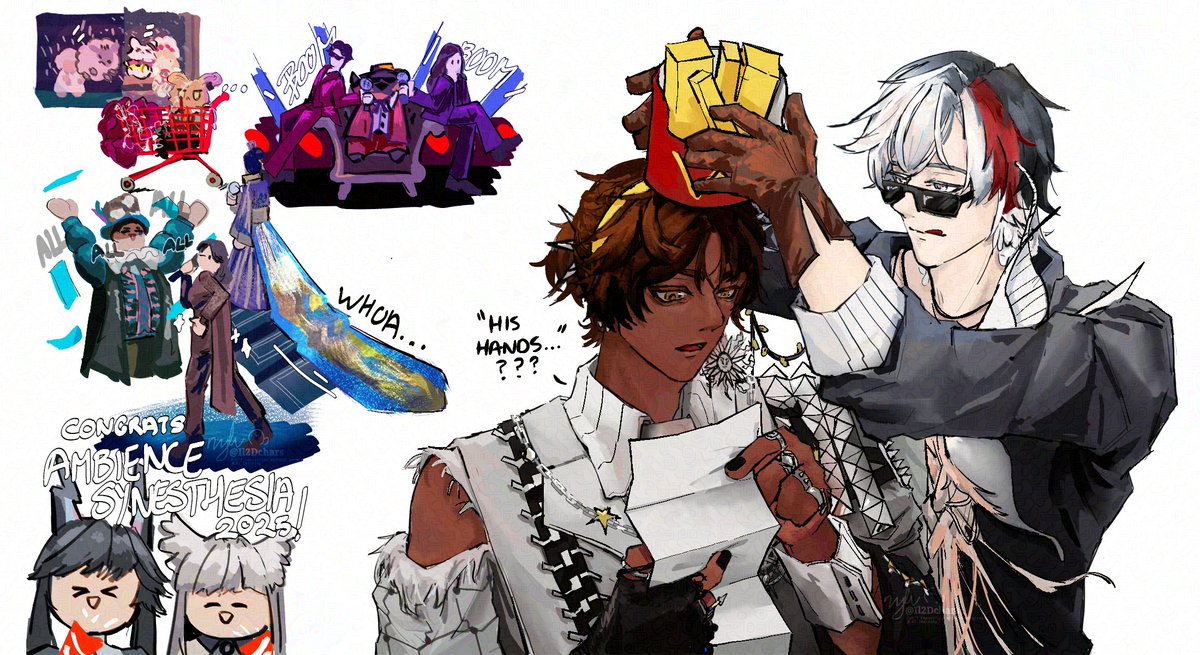 Il2Dchars's tweet image. Really enjoyed this year's AS 🥖🥖(and reading all the ppl simping in my TL)
#Arknights #AmbienceSynesthesia