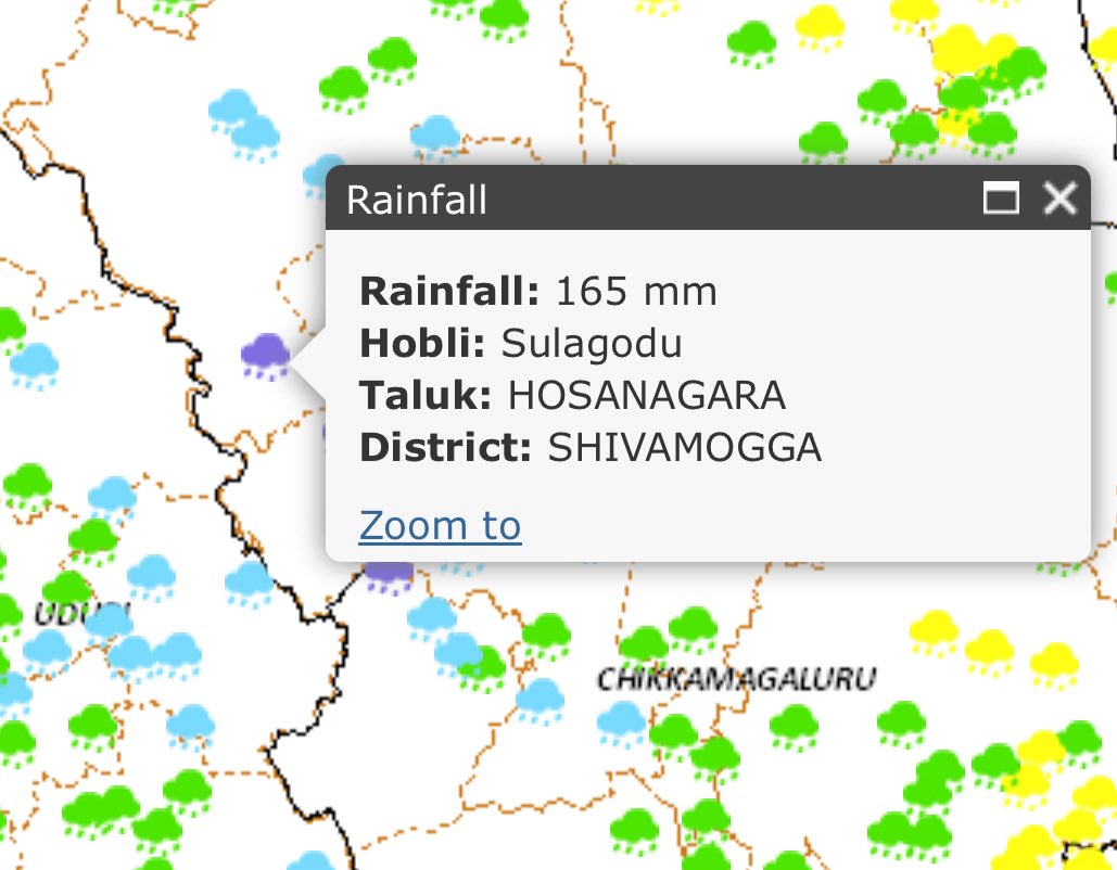 Sulagodu has got around 17cm till 7 AM
Hulikal should be more than 22-23cm likely.

#KarnatakaRains