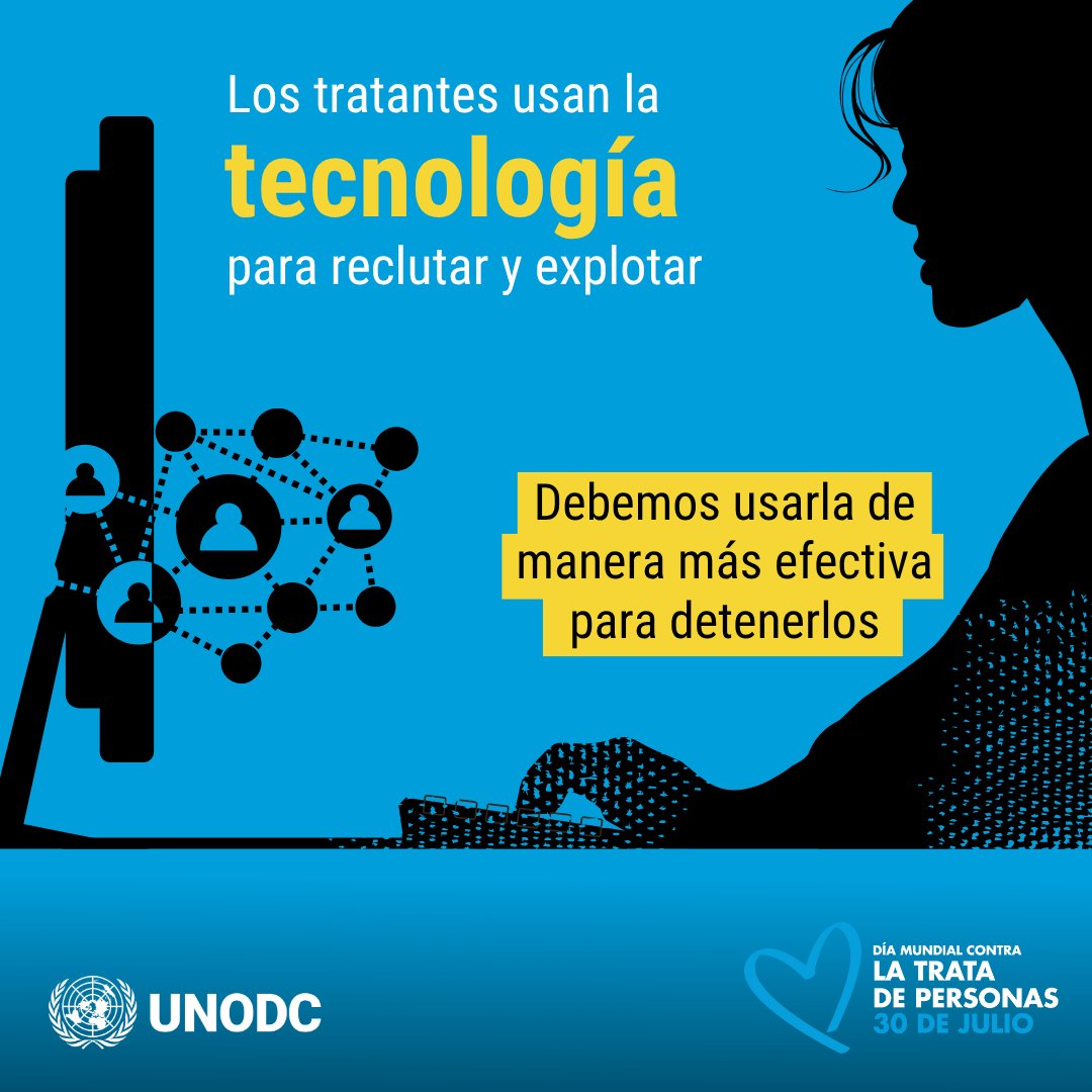 En la era digital, la trata de personas evoluciona. 

Ahora, las víctimas son forzadas a cometer fraudes en línea mediante estafas cibernéticas.

Unidades especializadas, capacitación y tecnología son clave para poner #FinALaExplotación en línea.

#EndHumanTrafficking