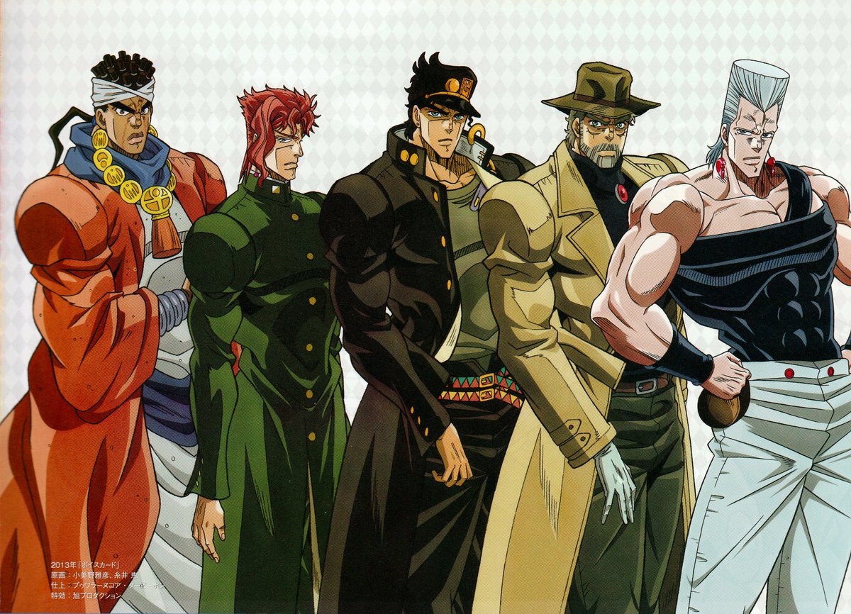 JPolnareffDaily's tweet image. Day 105: The team