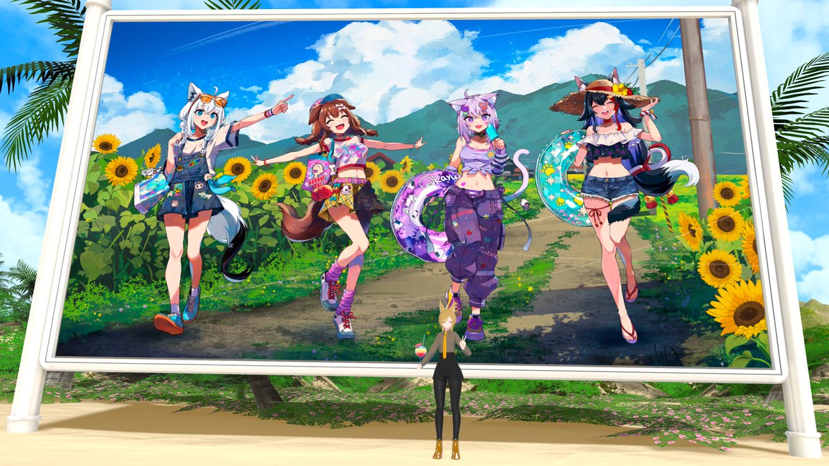 keke3vr's tweet image. ホロナツパラダイス良すぎ...