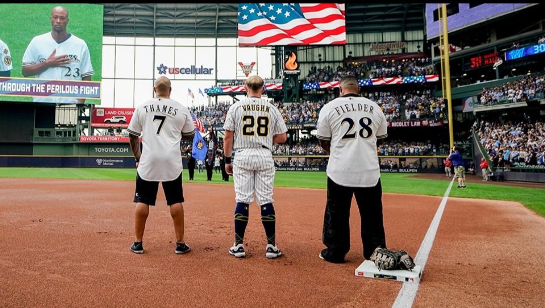 jake_schwall's tweet image. Many are calling this The Big Three of Brewers history