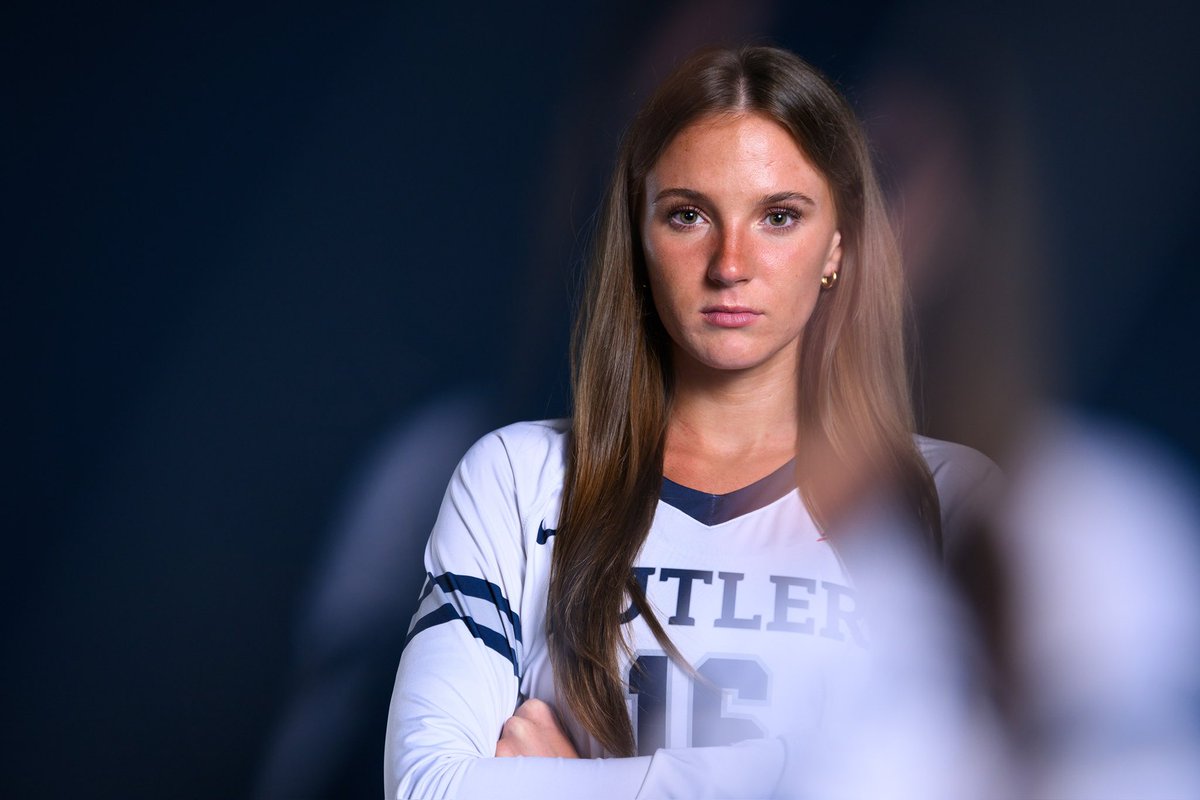 Butler Bulldogs 2025 volleyball portraits.