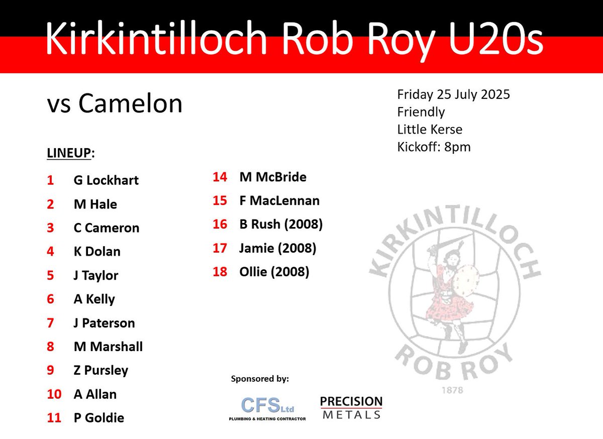 Good performance from the boys tonight, particularly with the numbers we had available. Pace of our attacking play was at a good level in the first half and got ourselves into a 3-1 lead. Great to see our 2008s slotting into the group 🔴⚽️⚫️
