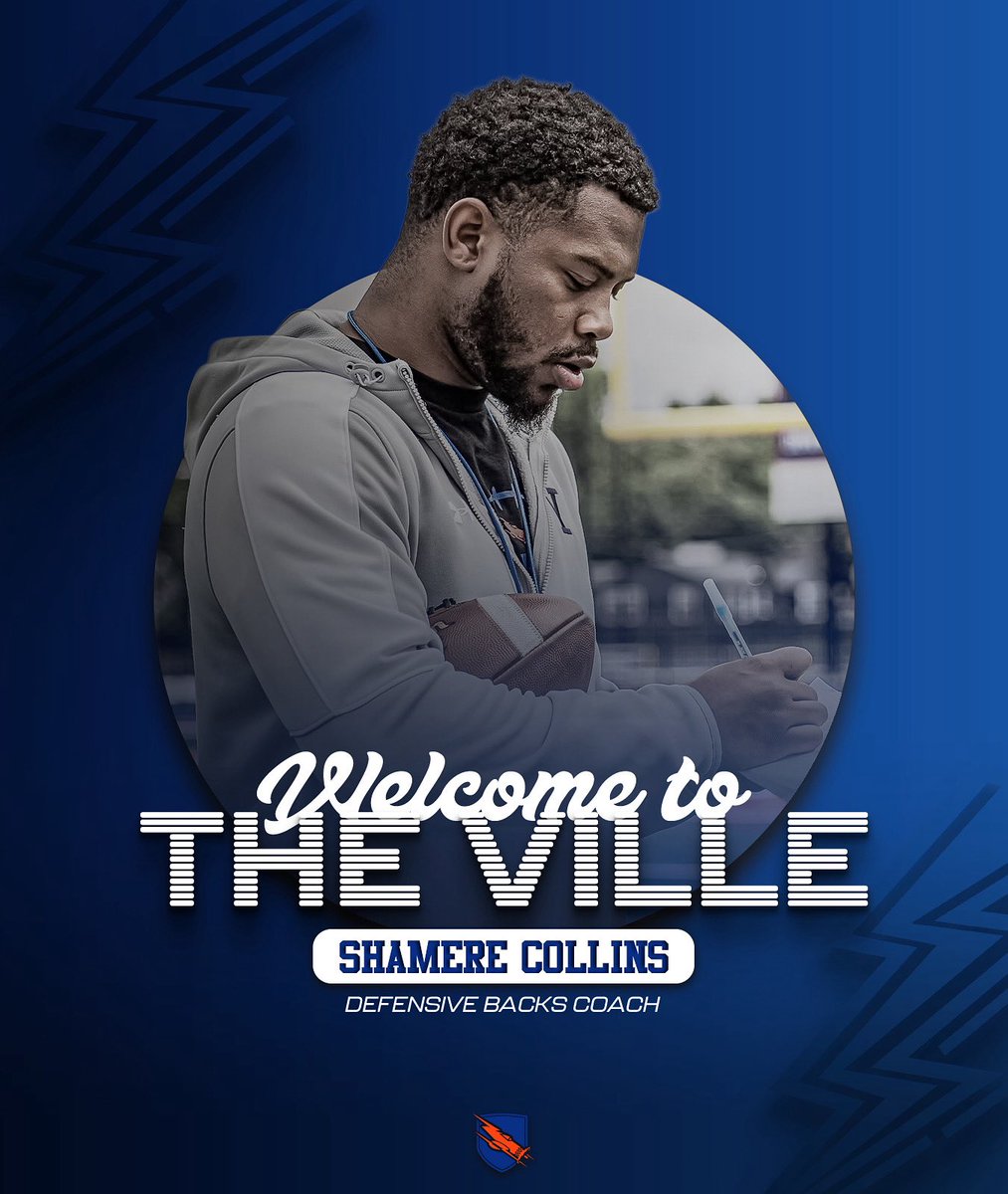 Coach Shamere Collins (@coachsc3) on Twitter photo Excited to be back in the Orange and Blue! This is a great opportunity to give back to the community that helped raise me. Looking for to this season and all things that come forward ⚡️<a href="/TheVilleBolts/">Millville HS Football</a> Excited to be back in the Orange and Blue! This is a great opportunity to give back to the community that helped raise me. Looking for to this season and all things that come forward ⚡️<a href="/TheVilleBolts/">Millville HS Football</a>