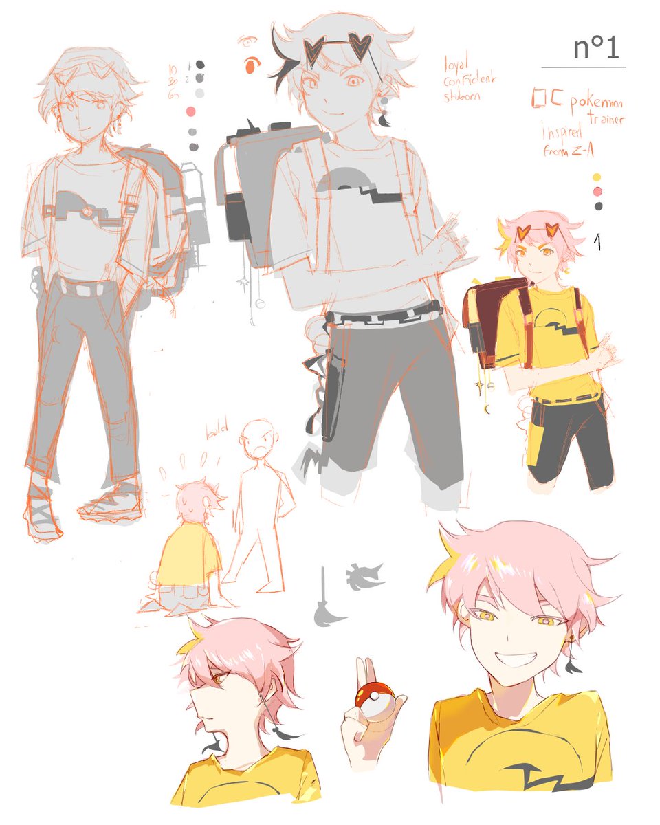 Ray_Draw12's tweet image. OKay ! finished my first chara design (pokemon trainer based and on Z-A) this was a challenge but overall fun!
#fanart #PokemonLegendsZA  #Pokemon