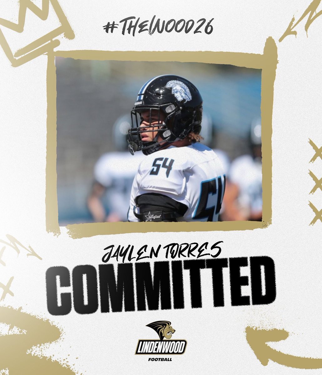 JaylenTorres54's tweet image. AGTG! Thank you to my family, coaches, teammates, and everyone who’s supported me throughout this journey. With that being said, I’m excited to announce my commitment to @LindenwoodFB !
@coachgarcia57 @EricInama @CoachMac44 @CoachGriff_IFF @SFHSFBWheaton @AllenTrieu @EDGYTIM