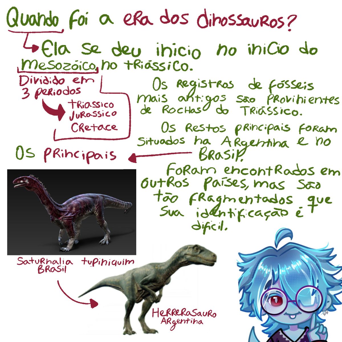 FukumiiWave's tweet image. Quando foi a Era dos Dinossauros?
- Sabiam que a Era dos dinossauros vem depois da maior extinção do mundo? Surpreendente 💙🦕
