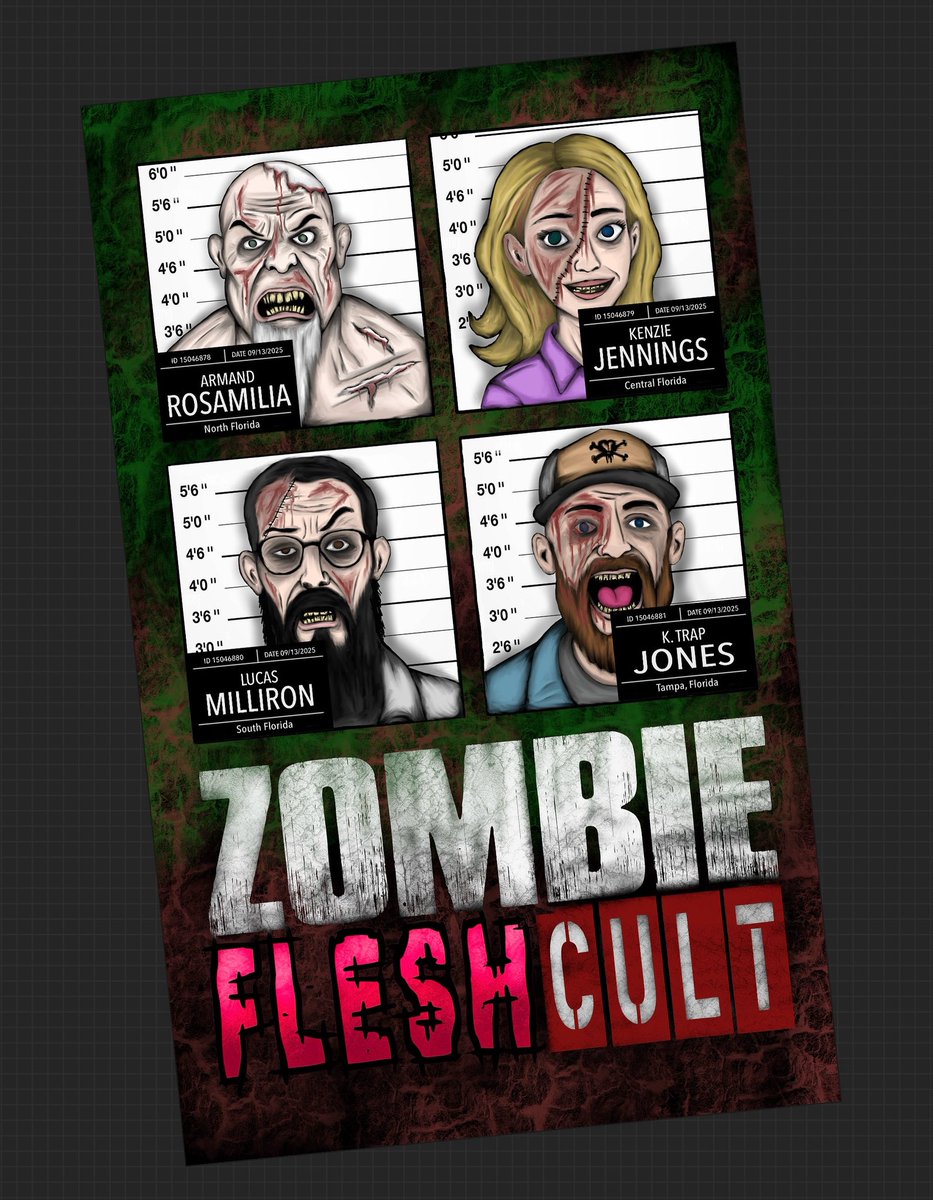 The Evil Cookie Publishing (@evilcookiepub) on Twitter photo ZOMBIE FLESH CULT is a shared world anthology of 4 novellas by 4 authors. What if the zombie virus didn’t affect your mind or organs? What if you could replace your limbs? Good flesh is hard to come by…
09.13.2025
Artwork: <a href="/ktrapjones/">K. Trap Jones</a> ZOMBIE FLESH CULT is a shared world anthology of 4 novellas by 4 authors. What if the zombie virus didn’t affect your mind or organs? What if you could replace your limbs? Good flesh is hard to come by…
09.13.2025
Artwork: <a href="/ktrapjones/">K. Trap Jones</a>