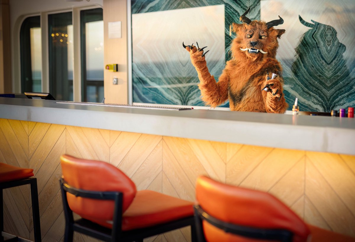 Hey, you look familiar… Can I mix you a drink? #FursuitFriday
