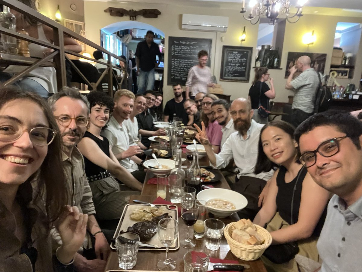 mnemosim's tweet image. Simulationism 2025 part I workshop dinner. Bonnes vacances !