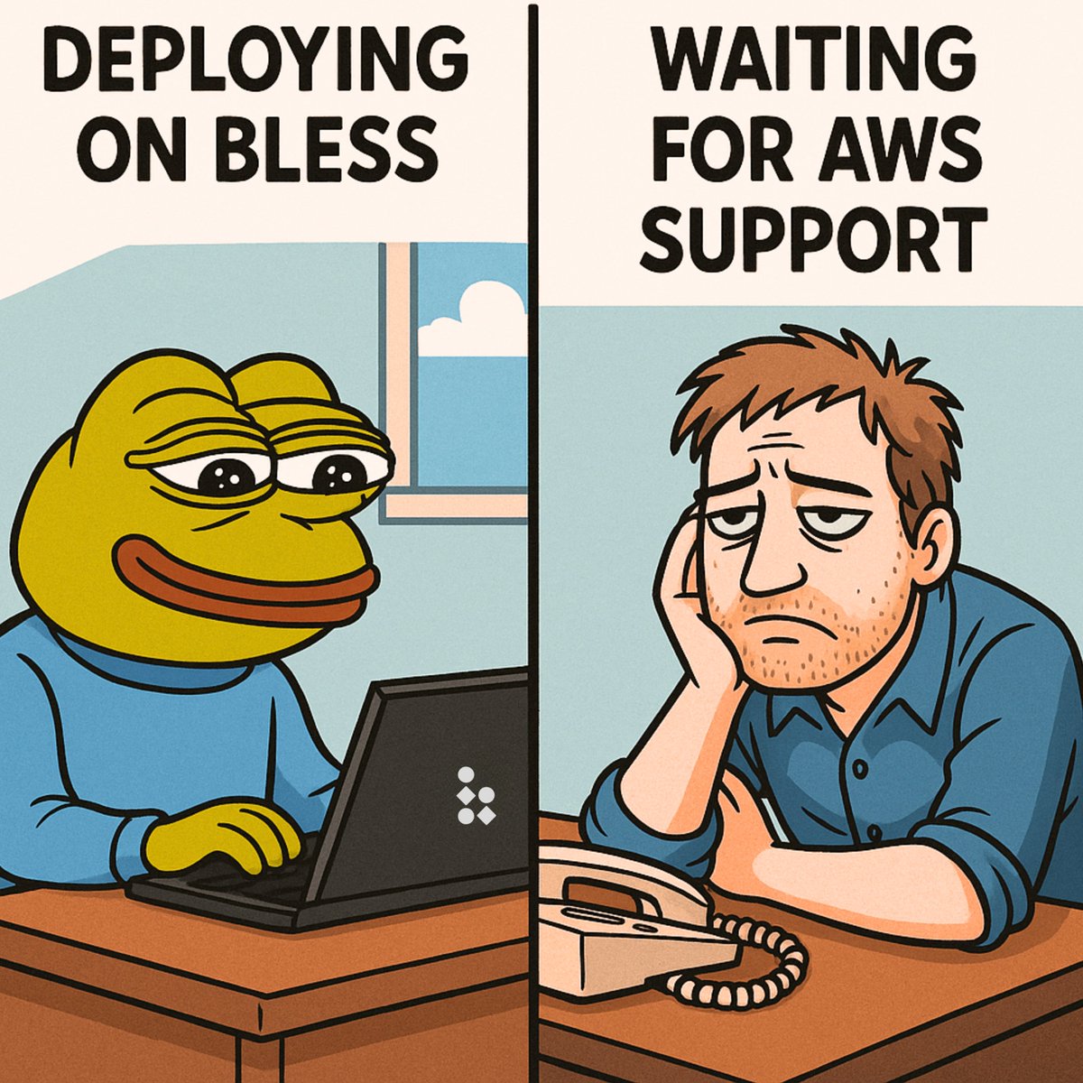 cryptoladyy__'s tweet image. Want to host a website without getting rekt by hosting bills?

Here&apos;s how to deploy on @theblessnetwork  in 60 seconds:

1️⃣ Create project
npx blessnet init my-sick-site
2️⃣ Add your HTML/CSS to /public folder

3️⃣ DEPLOY
npx blessnet deploy

That&apos;s it. You get:
🌐 Decentralized…