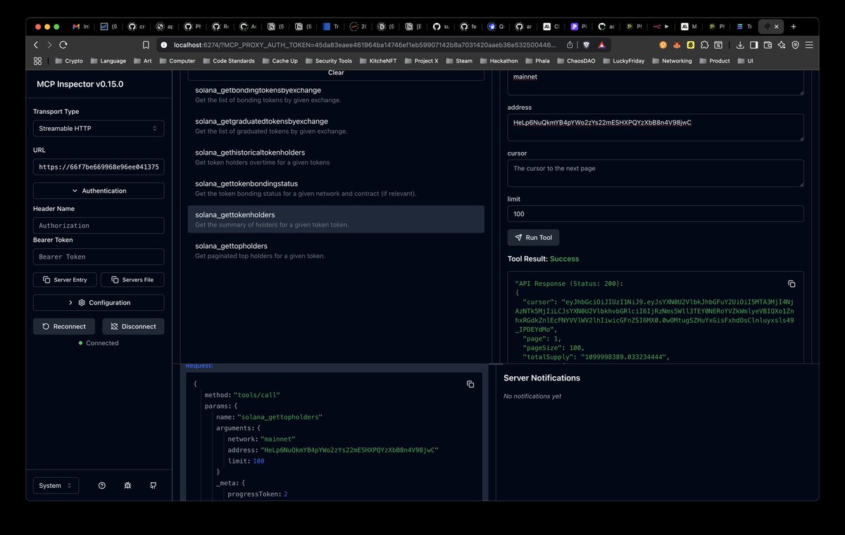 hashwarlock's tweet image. Just spun up the @moralisdevs streamable-http MCP Server on @PhalaNetwork Cloud. Template PR is up for review. Anyone at Moralis wanna 🤝 let me know 🙂
Quick & easy as it should be 🥷💨
More coming up through the pipeline 🫡