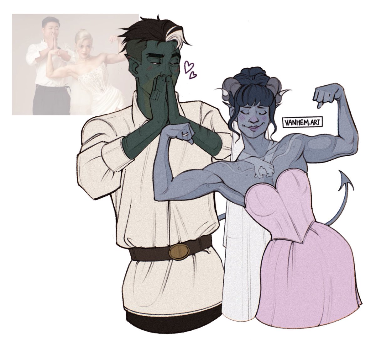 vanhem_art's tweet image. i love these cuties #fjorjester #mightynein #criticalrole #art