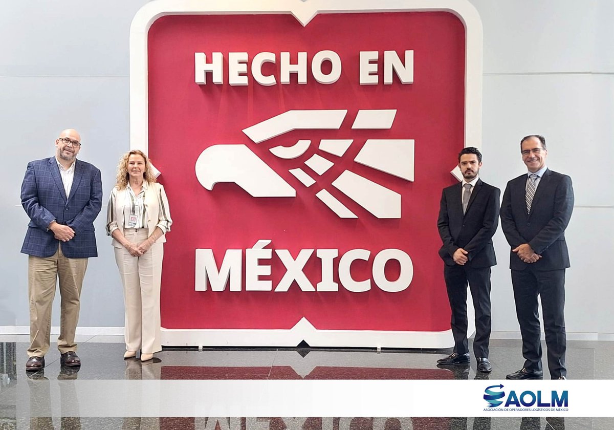 AOLM Asociación de Operadores Logísticos de México (@aolm_mx) on Twitter photo La AOLM sostuvo un encuentro con la <a href="/SE_mx/">Economía México</a> con el propósito de fortalecer vínculos y promover el diálogo efectivo explorando oportunidades de colaboración en beneficio del sector logístico.
#3PL #Logística #AOLM #Logistics #SupplyChain #OperadorLogístico La AOLM sostuvo un encuentro con la <a href="/SE_mx/">Economía México</a> con el propósito de fortalecer vínculos y promover el diálogo efectivo explorando oportunidades de colaboración en beneficio del sector logístico.
#3PL #Logística #AOLM #Logistics #SupplyChain #OperadorLogístico