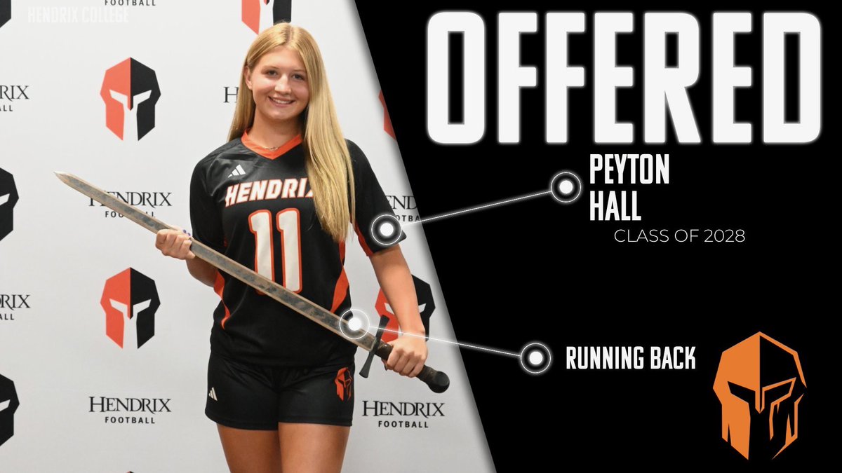 Peyton Hall (@11peytonhall) on Twitter photo So blessed to receive an offer to play flag football at <a href="/HendrixWFF/">Hendrix Women’s Flag Football</a>! 🏈 So blessed to receive an offer to play flag football at <a href="/HendrixWFF/">Hendrix Women’s Flag Football</a>! 🏈