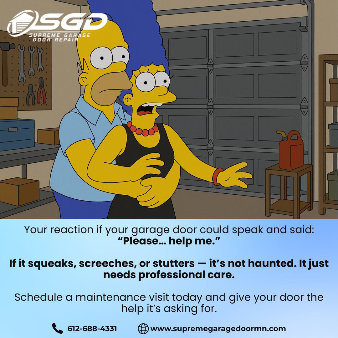 door_supreme's tweet image. Small misalignments today can mean big repairs tomorrow. We help homeowners extend the life of their garage doors with regular, reliable maintenance.

📞 Call now: 612-688-4331 | 🌐 supremegaragedoormn.com

#GarageMaintenanceMN #SupremeGarageDoorMN #PreventProblems #SmartRepairs