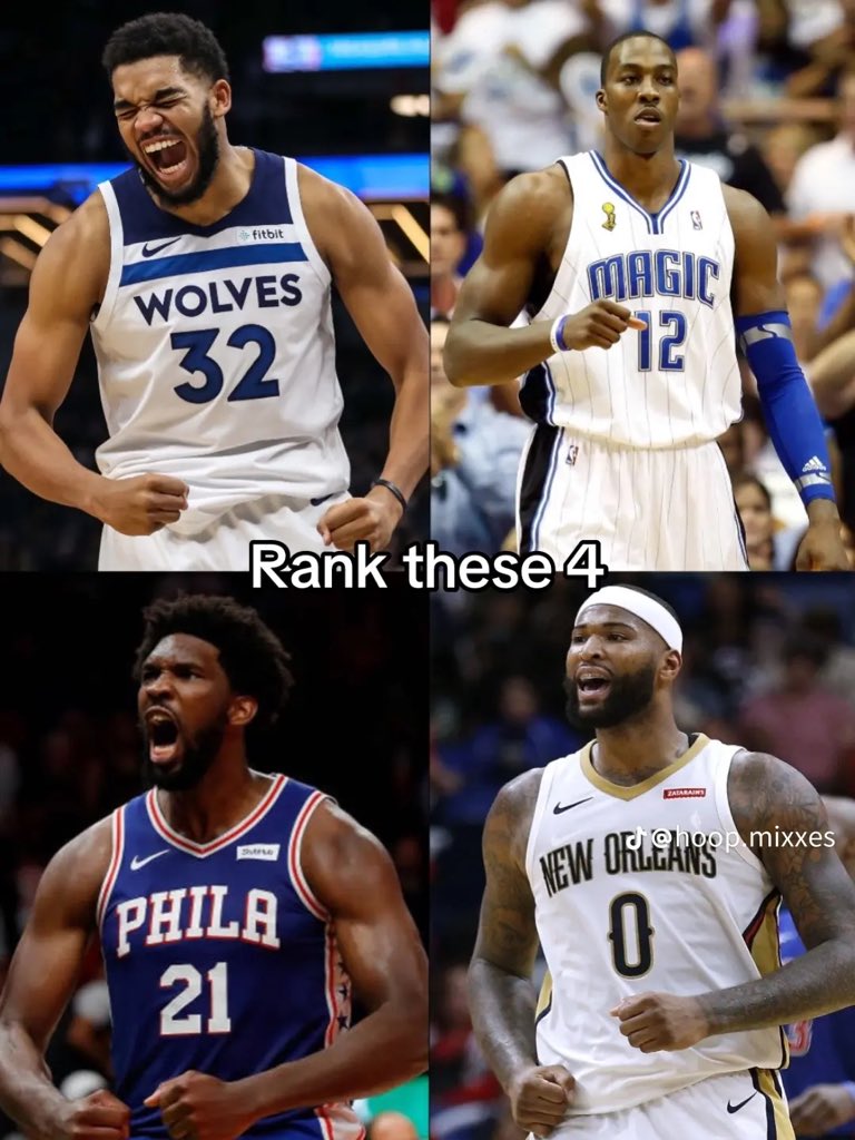 PhillyPedro1's tweet image. It’s pretty easily Embiid, Dwight, boogie, kat