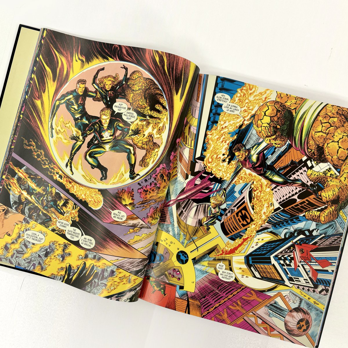 AbramsComicArts's tweet image. Mister Fantastic, Invisible Woman, Human Torch and the Thing are back and we have three Fantastic Four graphic novels you should check out!
🔥Fantastic Four Full Circle: An original Marvel Comics graphic novel starring the Fantastic Four, written and illustrated by renowned,…
