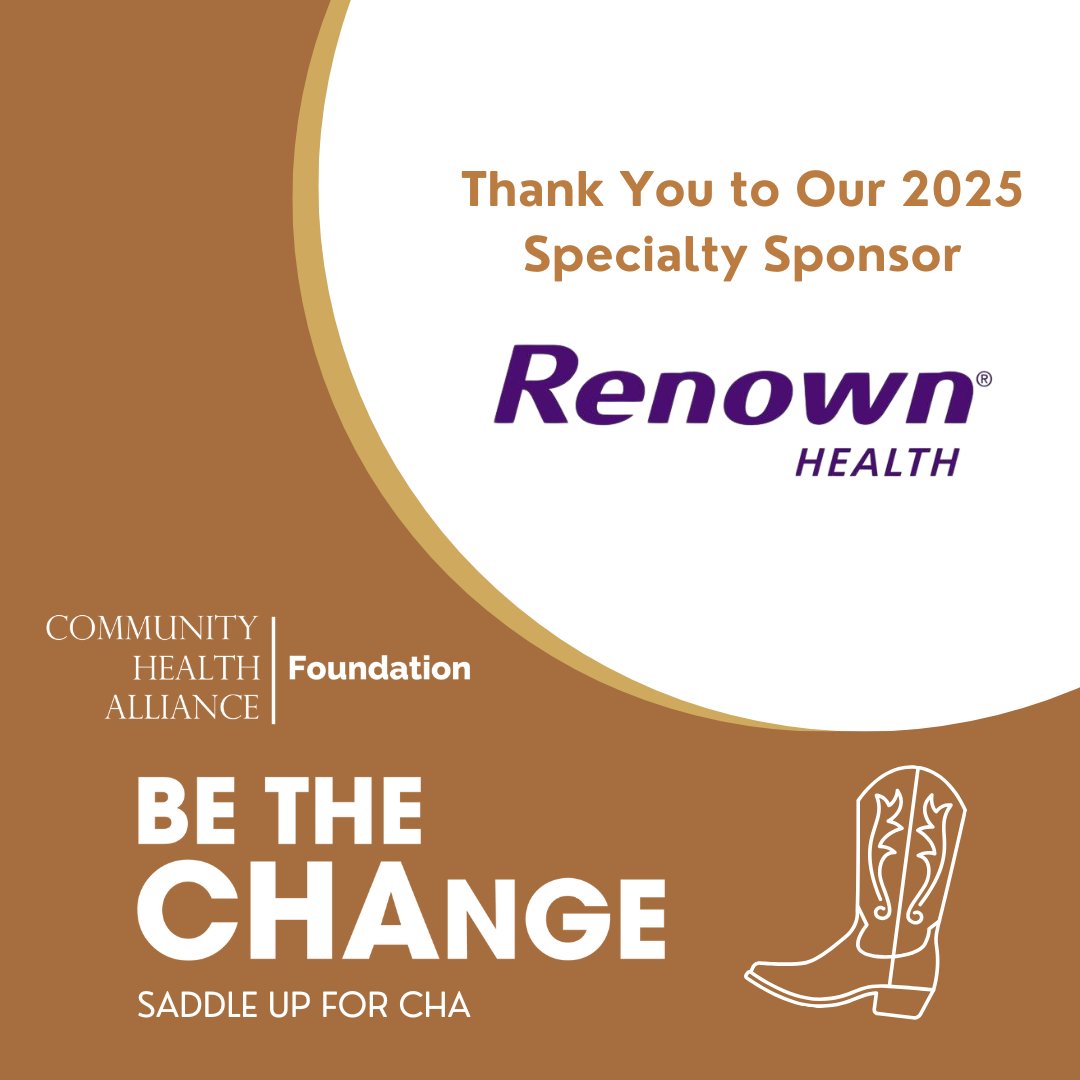 CHANevada's tweet photo. 💙 A big THANK YOU to Renown Health for joining us as a Specialty Sponsor for this year’s Be the CHAnge fundraiser on August 2 at The Club at ArrowCreek.

Thank you for being an incredible partner in our shared mission to improve lives and build a healthier future for all. https://t.co/6afCjckiFP