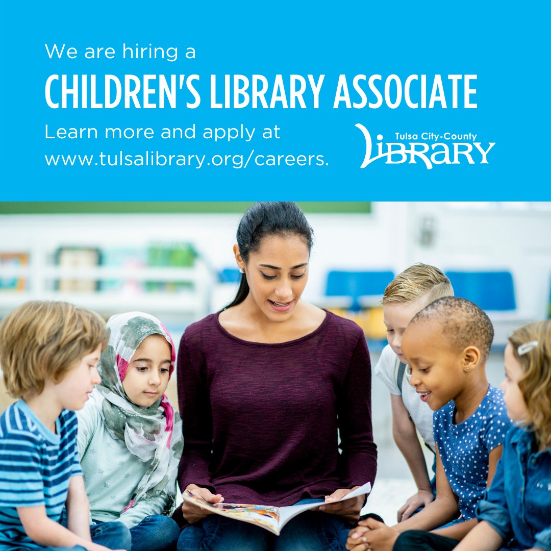 tulsalibrary's tweet image. We are hiring! Find open positions and details then submit your application at ow.ly/W4mq50WsOEm.
Need assistance with your job application? Check out JobNow from Brainfuse, a resource that offers resume templates, interview coaching and more at ow.ly/1zOq50WsOEl.