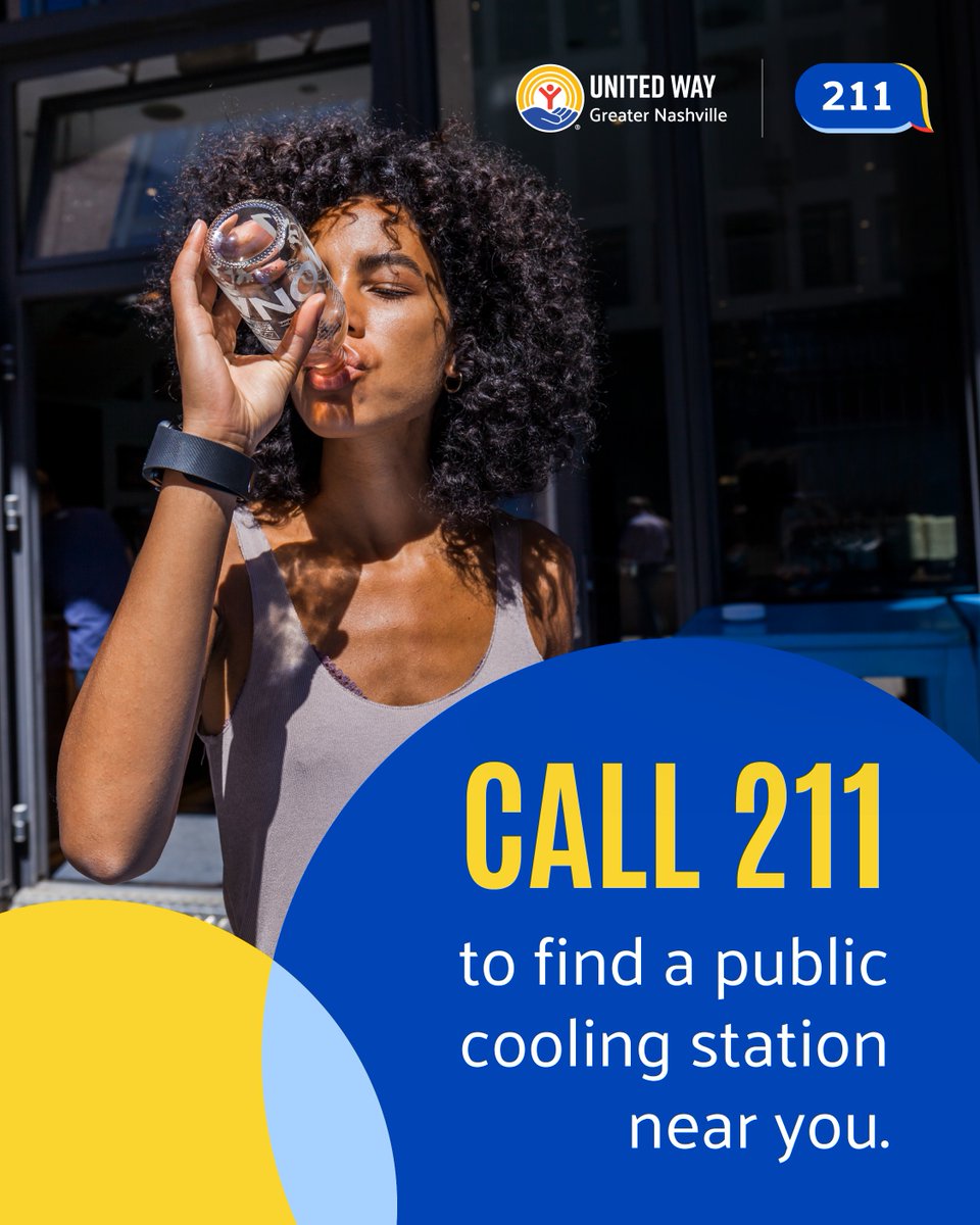 With record-breaking temperatures expected this weekend, 211 is your go-to resource for finding cooling centers, utility assistance, and other support to stay safe and cool.

📱 Call 211 or visit 211.org for help near you