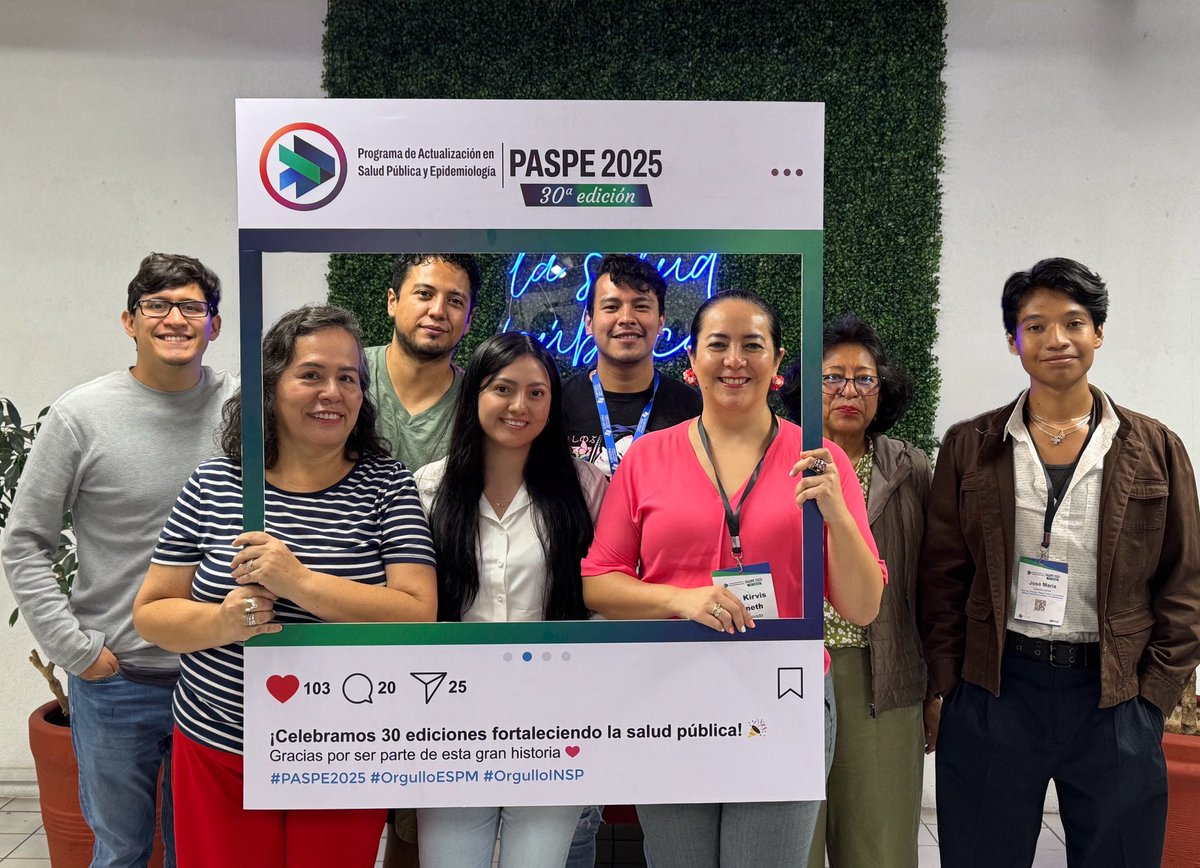 #HoyEnElPASPE 📸 Detrás de cada foto hay historias de aprendizaje, colaboración y vocación por el bienestar colectivo 🫂✨

En cada sesión se siembran ideas que pueden transformar realidades en el campo de la epidemiología y la salud pública🏆 

¡Gracias por sumar tu experiencia!