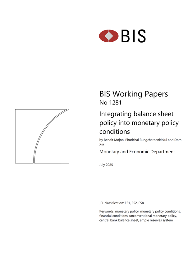 int_mon_econ's tweet image. Wow, highly relevant!
"Integrating balance sheet policy into monetary policy conditions" by Benoit Mojon, Phurichai Rungcharoenkitkul, and Dora Xia.
"This paper introduces a new Monetary Policy Conditions Index (MCI) that integrates conventional and unconventional monetary…