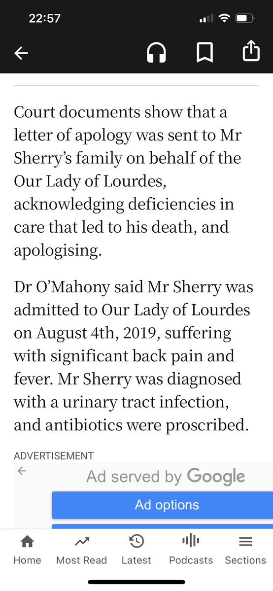 CMHaughey's tweet image. #HighCourt
@IrishTimes
@HSELive
Family achieve settlement and apology for the tragic death of 44 year old man “negligently discharged from Our Lady of Lourdes, Drogheda”