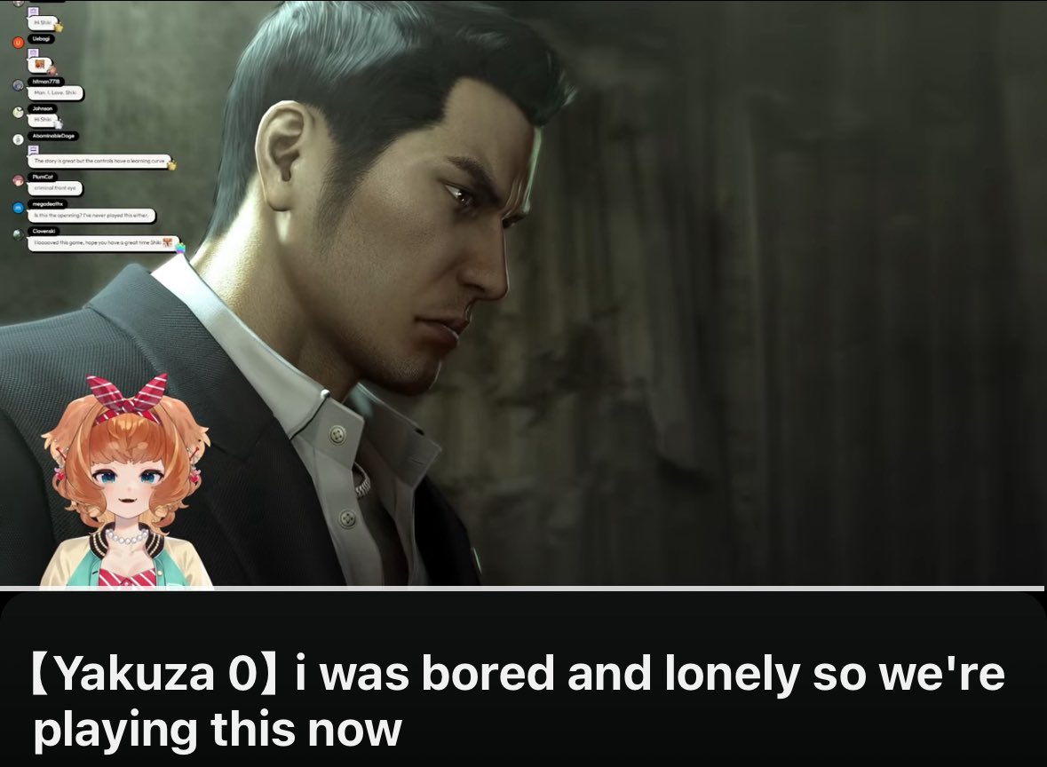 _mojika_'s tweet image. SHIKI PLAYING YAKUZA 0 THIS IS THE BEST DAY EVAAAAAR